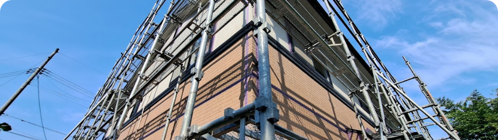 岐阜県の外壁塗装・屋根塗装の工事の流れについて