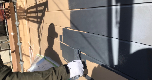 愛明の外壁塗装工事