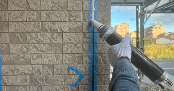 愛明のシーリング工事