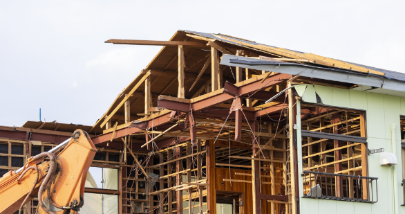 愛明の解体工事