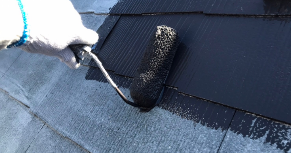 愛明の屋根塗装工事