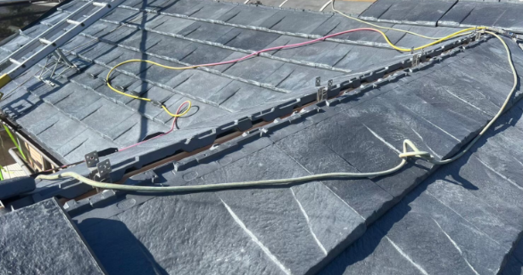 愛明の屋根葺き替え工事