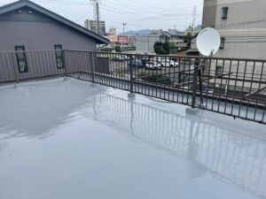 岐阜県岐阜市 防水も劣化部をしっかりと見させて頂き施工をウレタン防水