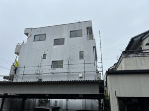 岐阜県岐阜市 1面塗装でもきれいにできる外壁塗装