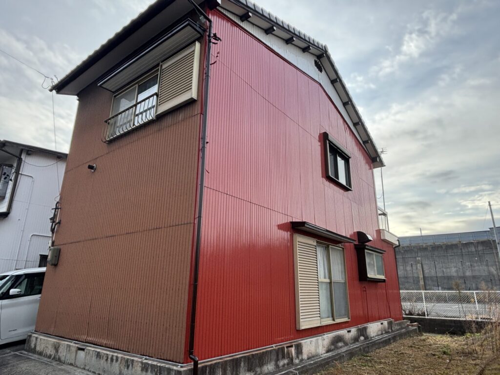 岐阜県羽島郡岐南町 一面塗装でも雰囲気が変わる外壁塗装工事