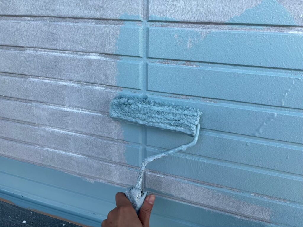 外壁 1階 中塗り