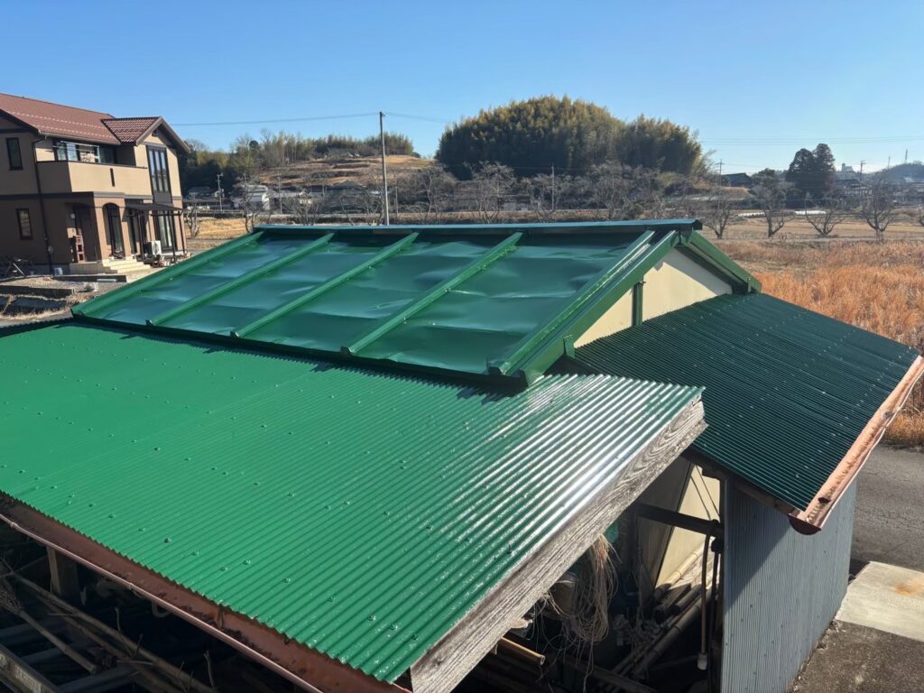 岐阜県関市 サビていても綺麗に仕上がる屋根塗装